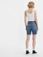 Синий - Levi's 100% Хлопок 501 90шорты джинсы - Изображение 4 из 10
