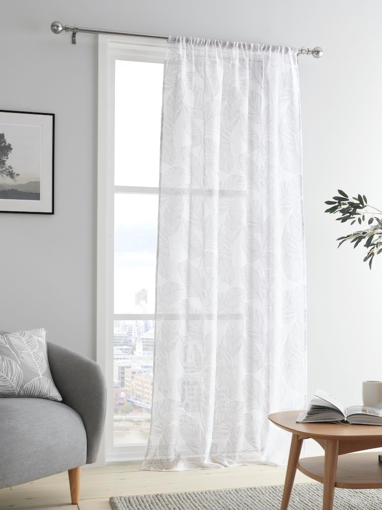 Fusion Grey Matteo Voile Panel - Image 1 of 3