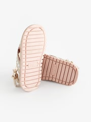 Baker by Ted Baker Girls Woven and Metallic Wedge Sandals - Image 4 of 6
