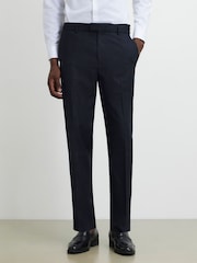 River Island Blue Check Suit Trousers - Image 3 of 4