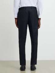 River Island Blue Check Suit Trousers - Image 4 of 4