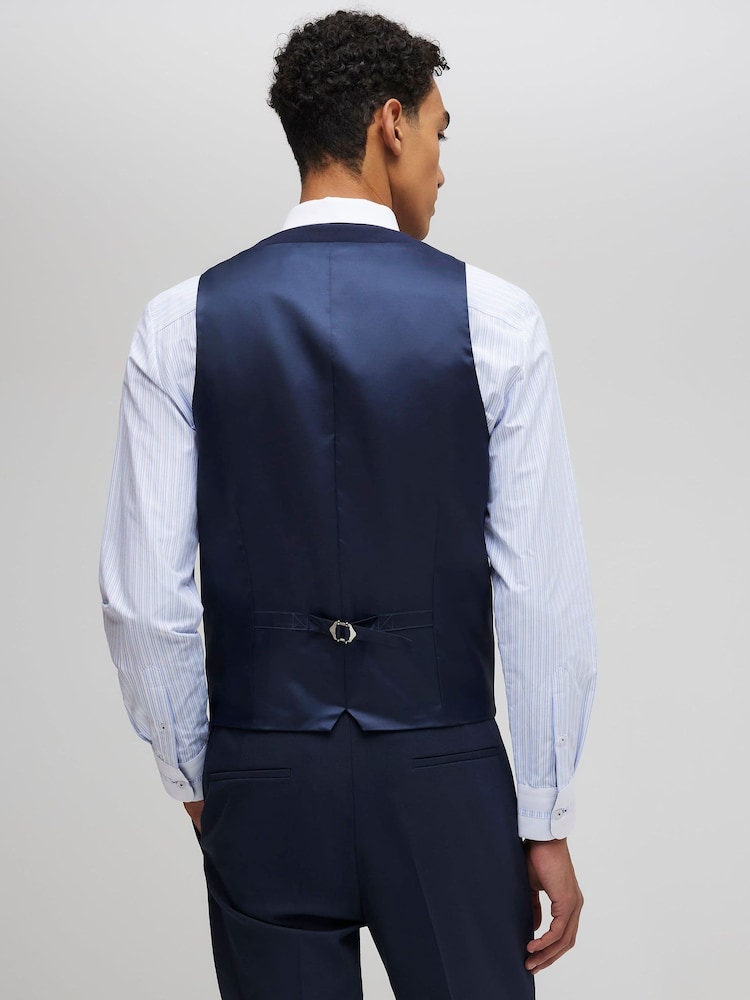 River Island Slim Fit Waistcoat - Image 2 sur 4 River Island Slim Fit Waistcoat - Image 2 sur 4