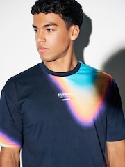 Black Dip Dye T-Shirt - Image 1 of 7