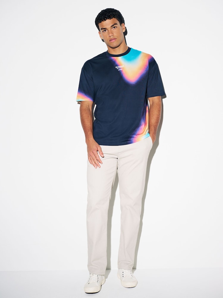 Black Dip Dye T-Shirt - Image 2 of 7