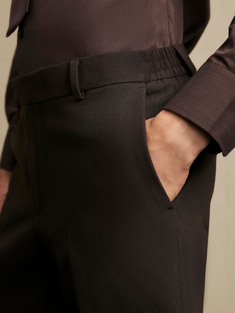 River Island Brown Skinny Fit Suit Trousers - Image 4 of 4