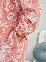وردي - طقم بيجامات قطن 100% من Laura Ashley - صورة 5 من 9