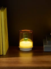 Indigo Owl Yellow Small Gem Wireless Table Lamp - Image 1 of 5