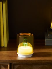 Indigo Owl Yellow Small Gem Wireless Table Lamp - Image 2 of 5
