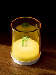 Indigo Owl Yellow Small Gem Wireless Table Lamp - Image 3 of 5