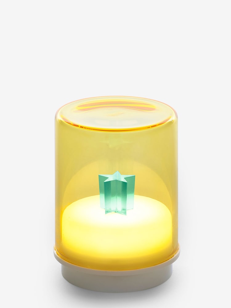 Indigo Owl Yellow Small Gem Wireless Table Lamp - Image 5 of 5