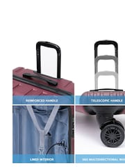 Flight Knight 55x35x20cm 8 Wheel ABS Hard Case Cabin Carry On Hand Luggage - Image 4 of 7