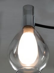Chrome Carson 3 Light Flush Ceiling Light - Image 3 of 8