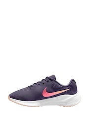 Nike Purple Revolution 7 Road Running Trainers - Image 2 of 4