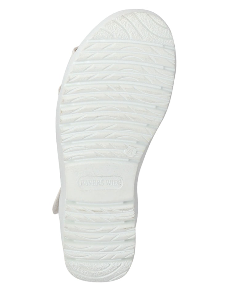 Pavers White Wide Fit Strappy Sandals - Image 5 of 5 Pavers White Wide Fit Strappy Sandals - Image 5 of 5