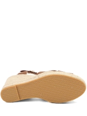 Pavers Brown Bellissimo Memory Foam Wedged Espadrilles - Image 5 of 5