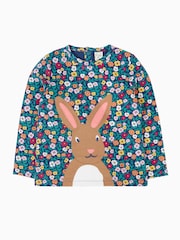 Frugi Blue Nolan Applique Top - Image 1 of 3