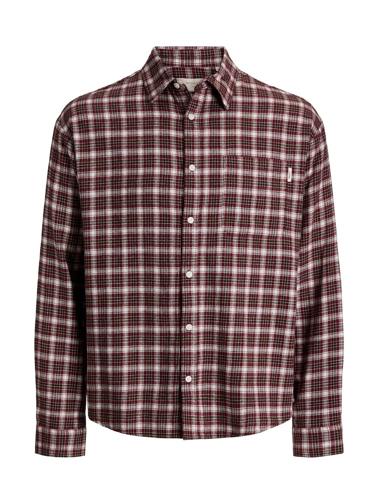 JACK & JONES Karirana šara Košulja od flanela sa dugim rukavima - Slika 1 od 4 JACK & JONES Karirana šara Košulja od flanela sa dugim rukavima - Slika 1 od 4