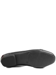 Pavers Black Wide Fit Buckle Detailed Pumps - Image 4 of 5