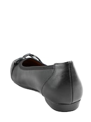 Pavers Black Wide Fit Buckle Detailed Pumps - Image 5 of 5