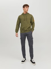 JACK & JONES Grey Cargo Trouser - Image 2 of 6