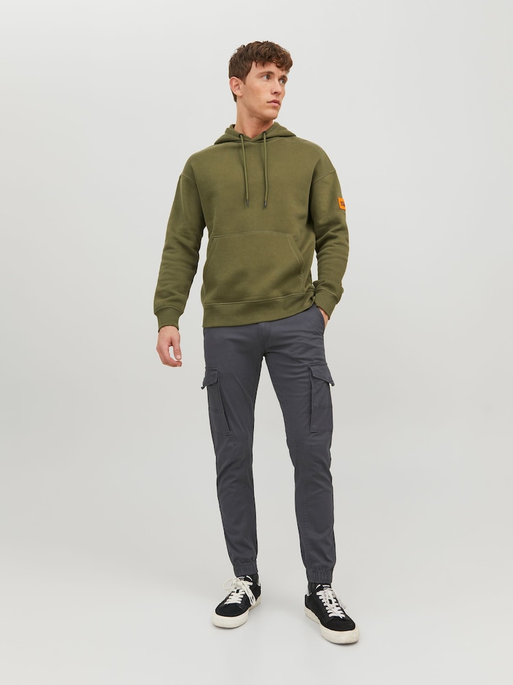 JACK & JONES Grey Cargo Trouser - Image 2 of 6