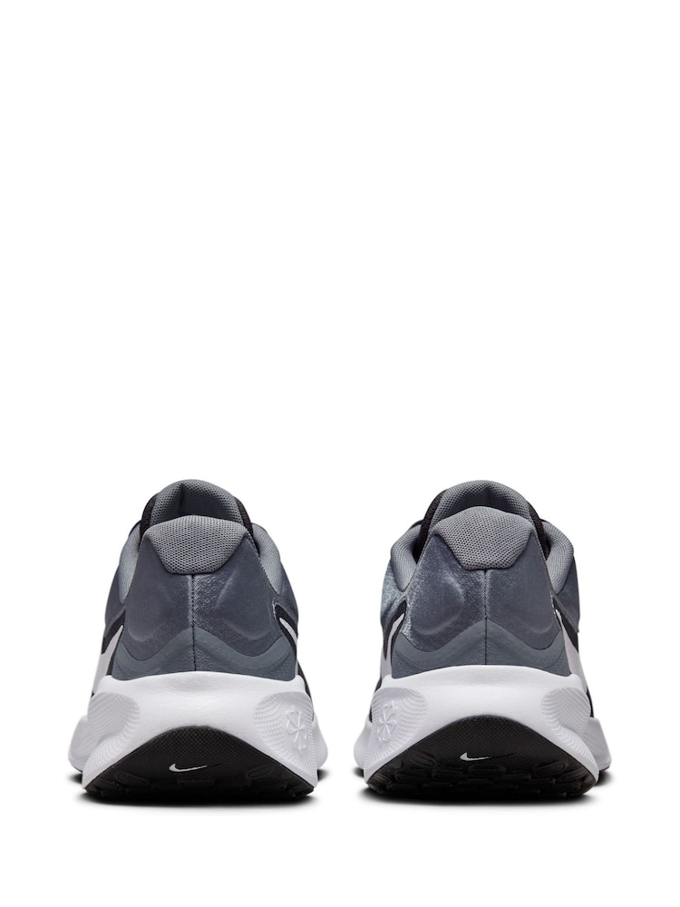 Nike Anthractite Grey Revolution 7 Road Running Trainers - Image 4 of 9