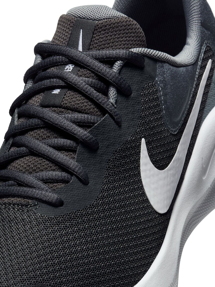 Nike Anthractite Grey Revolution 7 Road Running Trainers - Image 8 of 9
