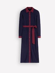 Boden Blue Jessica Knitted Shirt Dress - Image 5 of 6