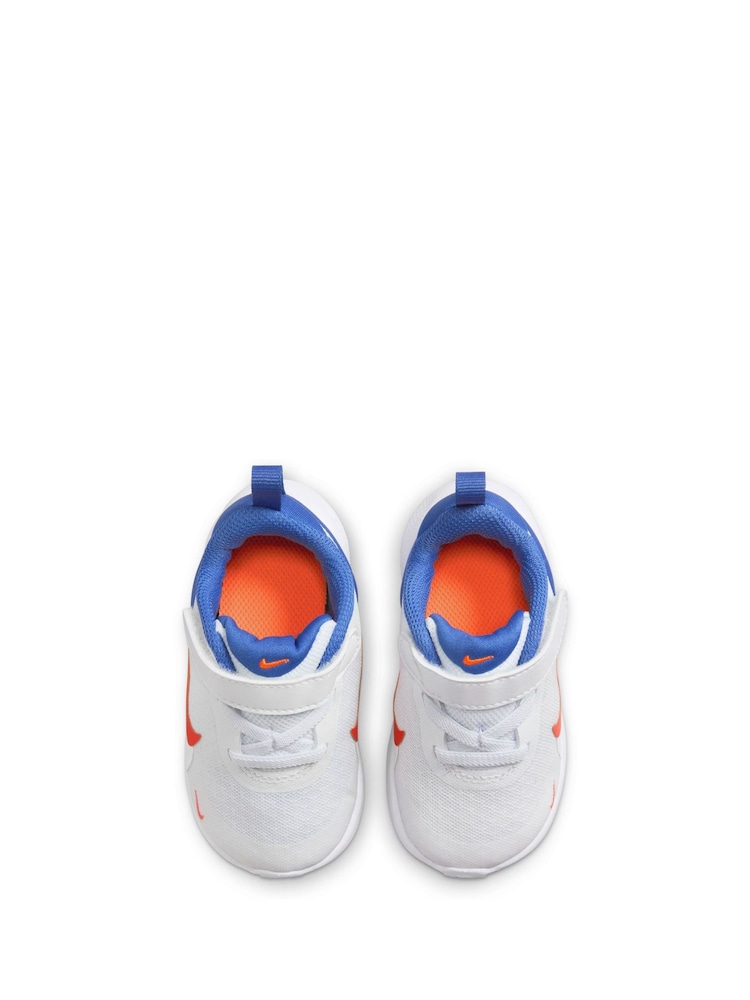 Nike White Blue Infant Revolution 7 Trainers - Image 9 of 9