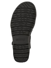 Pavers Black Wide Fit Strappy Sandals - Image 5 of 5