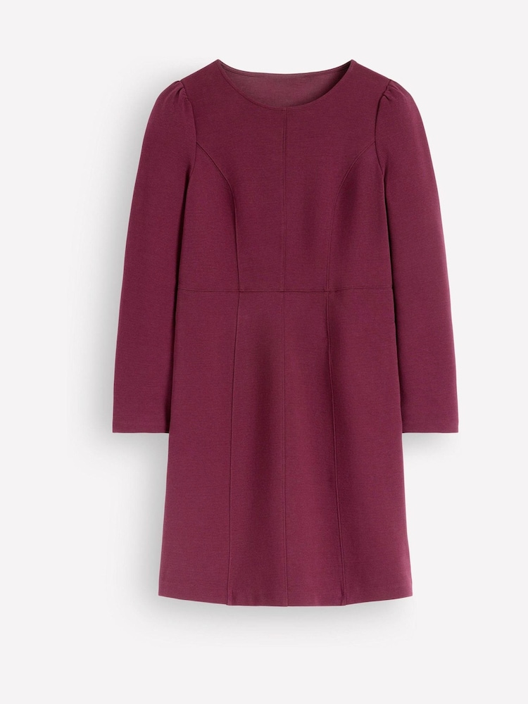 Boden Purple Marla Panel Ottoman Dress - Image 6 of 6 Boden Purple Marla Panel Ottoman Dress - Image 6 of 6