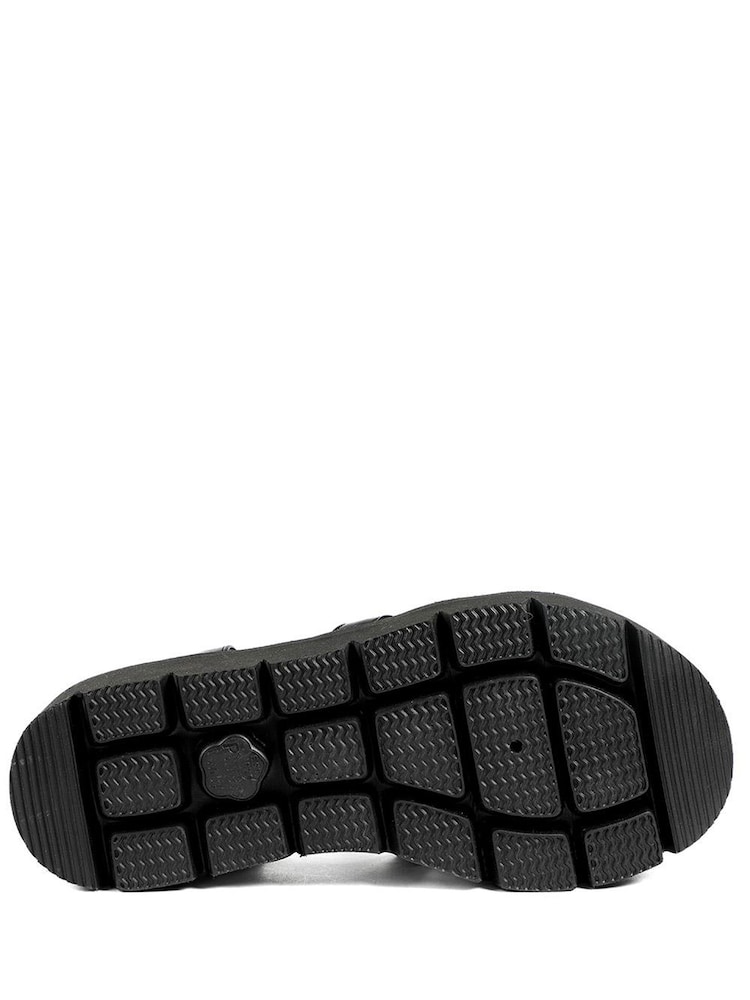 Pavers Black Wide Fit Comfort Wedge Sandals - Image 5 of 5 Pavers Black Wide Fit Comfort Wedge Sandals - Image 5 of 5