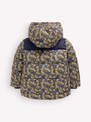Boden Blue Borg Lined Puffer Coat - Image 2 of 4