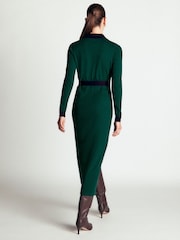 Boden Green Jessica Knitted Shirt Dress - Image 2 of 6