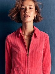 Boden Red Bronte Cord Short Dress - Image 3 of 5