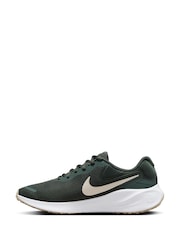 Nike Dark Green Revolution 7 Road Running Trainers - Image 2 of 12
