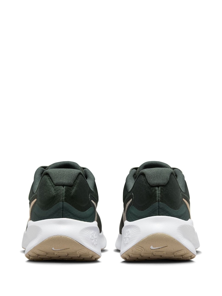 Nike Dark Green Revolution 7 Road Running Trainers - Image 6 of 12