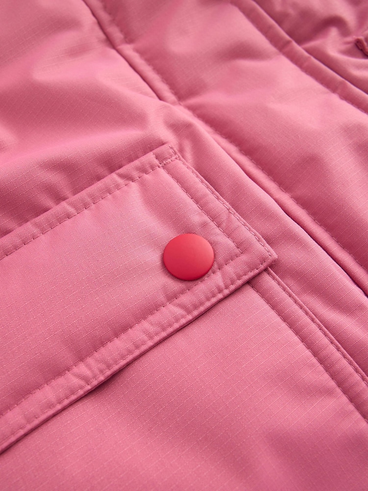 Boden Pink 4-in-1 Waterproof Coat - Image 3 of 3 Boden Pink 4-in-1 Waterproof Coat - Image 3 of 3