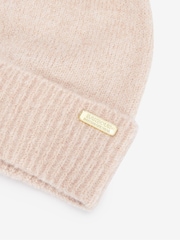 Barbour® International Sparkle Knitted Pom Bobble hat - Image 3 of 4