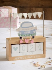 Blue Wedding Car Countdown Calendar - Image 1 of 4