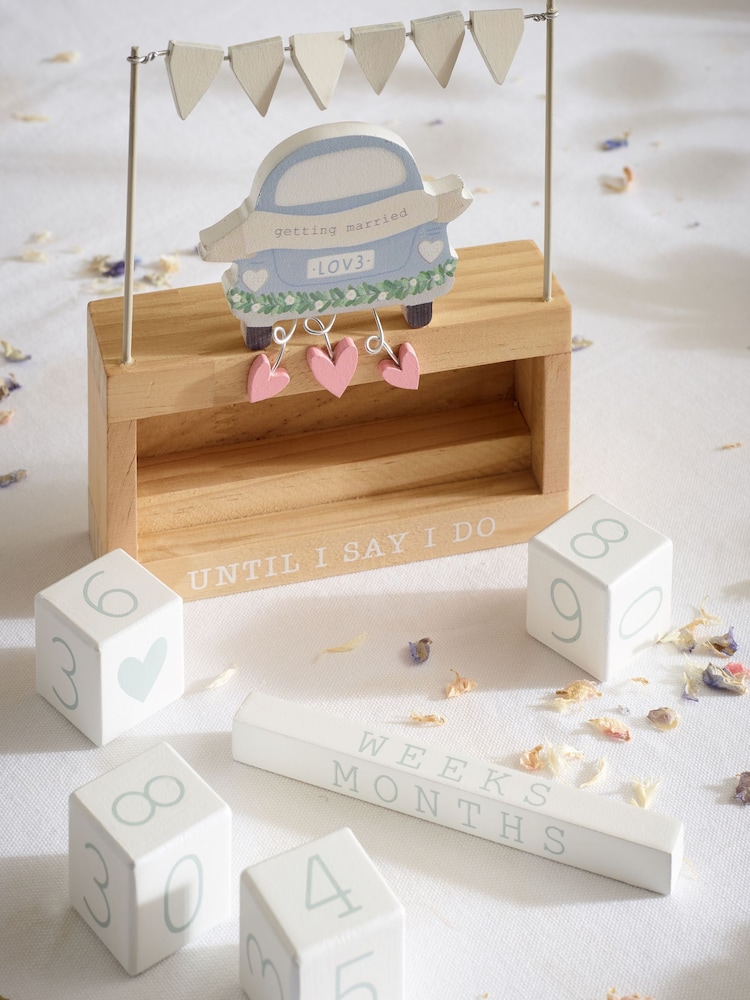 Blue Wedding Car Countdown Calendar - Image 2 of 4