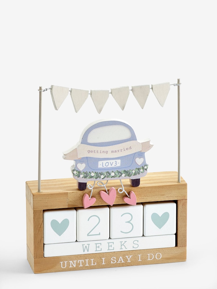 Blue Wedding Car Countdown Calendar - Image 4 of 4