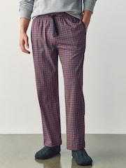 Red Check/Grey Check Jersey Pyjama Bottoms 2 Pack - Image 3 of 10