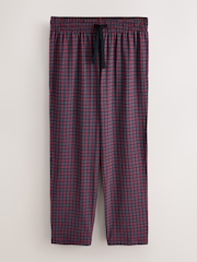 Red Check/Grey Check Jersey Pyjama Bottoms 2 Pack - Image 8 of 10