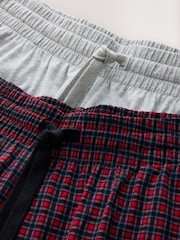 Red Check/Grey Check Jersey Pyjama Bottoms 2 Pack - Image 9 of 10