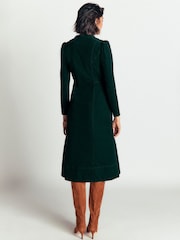 Boden Green Una Cord Midi Dress - Image 2 of 5