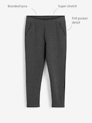 Charcoal Grey Pull-On Cotton Rich Stretch School Trousers (3-16yrs) - Image 3 of 6