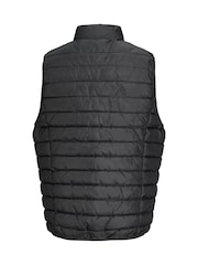JACK & JONES Grey Lightweight Puffer Gilet - Image 8 of 10
