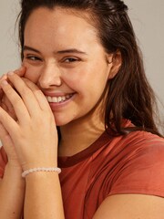 PILGRIM Pink Powerstone Bracelet - Image 2 of 3