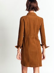 Boden Brown Rhoda Cord Short Dress - Image 2 of 6